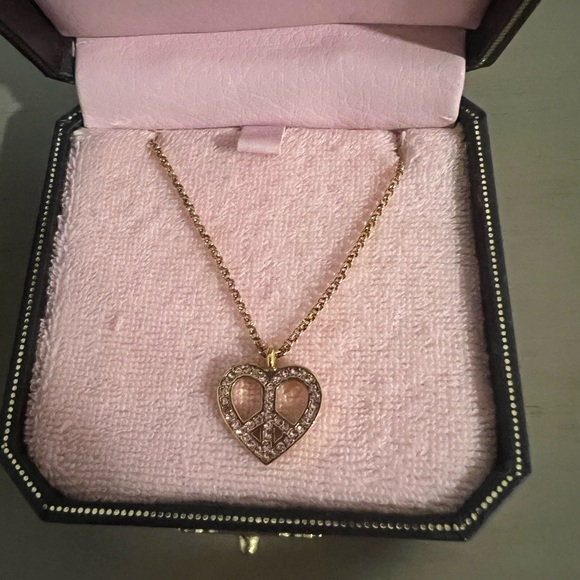 Juicy Couture Gold Heart Earrings - Picture 2 of 3